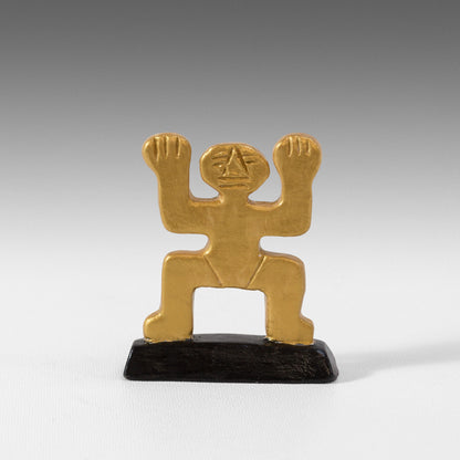 Malagana golden man amulet (creation)