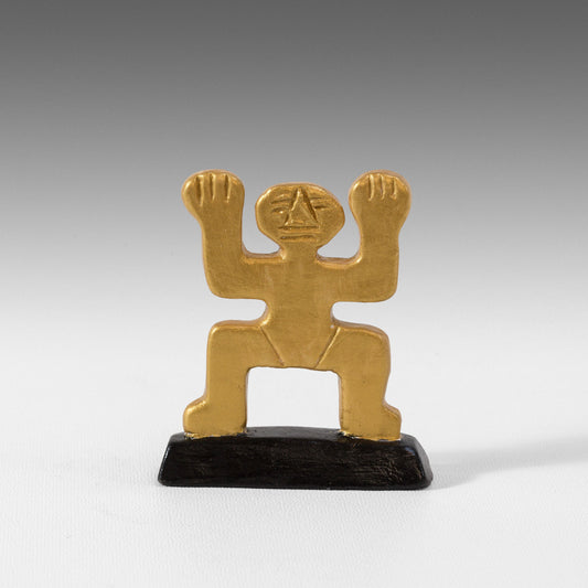 Malagana golden man amulet (creation)