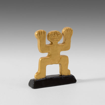 Malagana golden man amulet (creation)