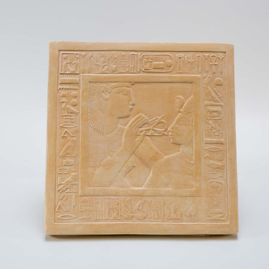 Low relief couple ankh cross