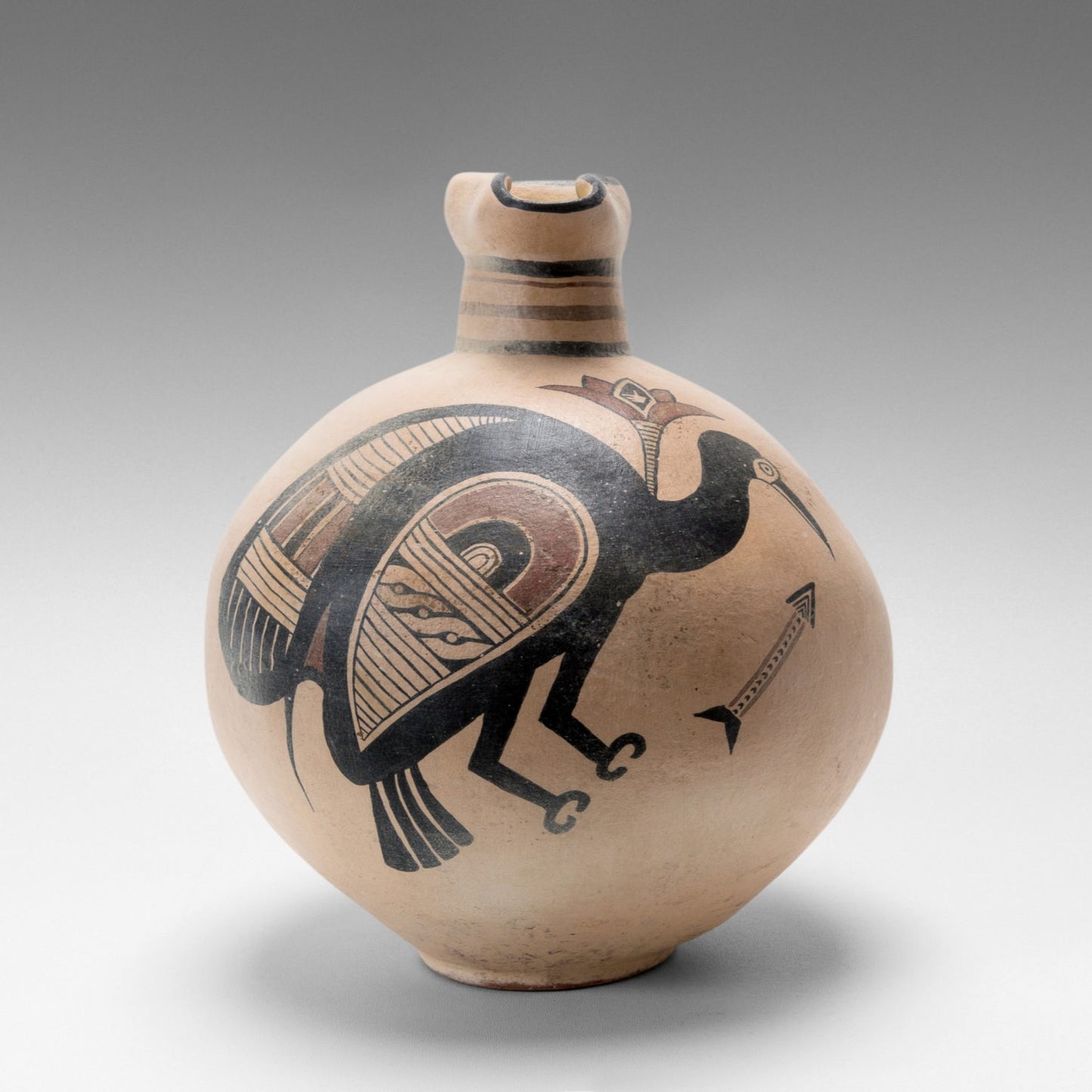 Chypro-archaic fishing bird jug