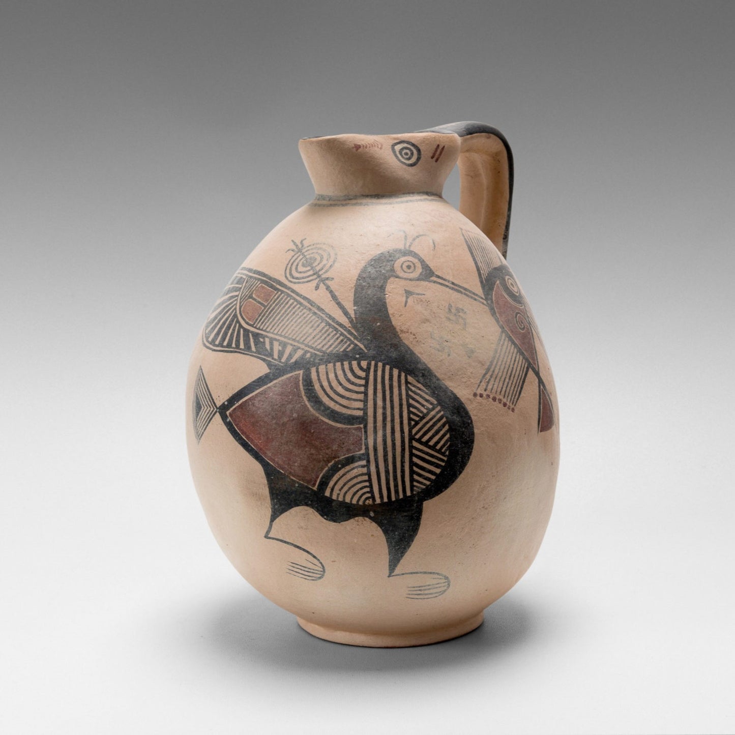 Chypro-archaic fishing bird jug