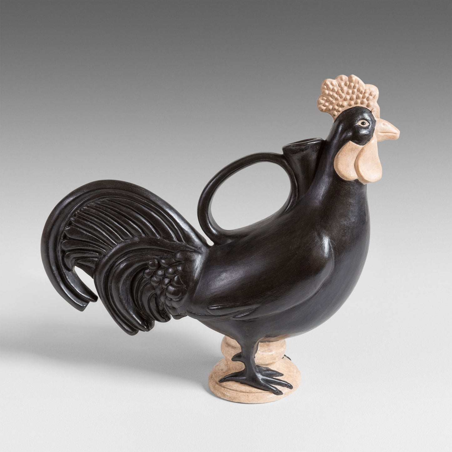 Rooster-shaped Roman jug