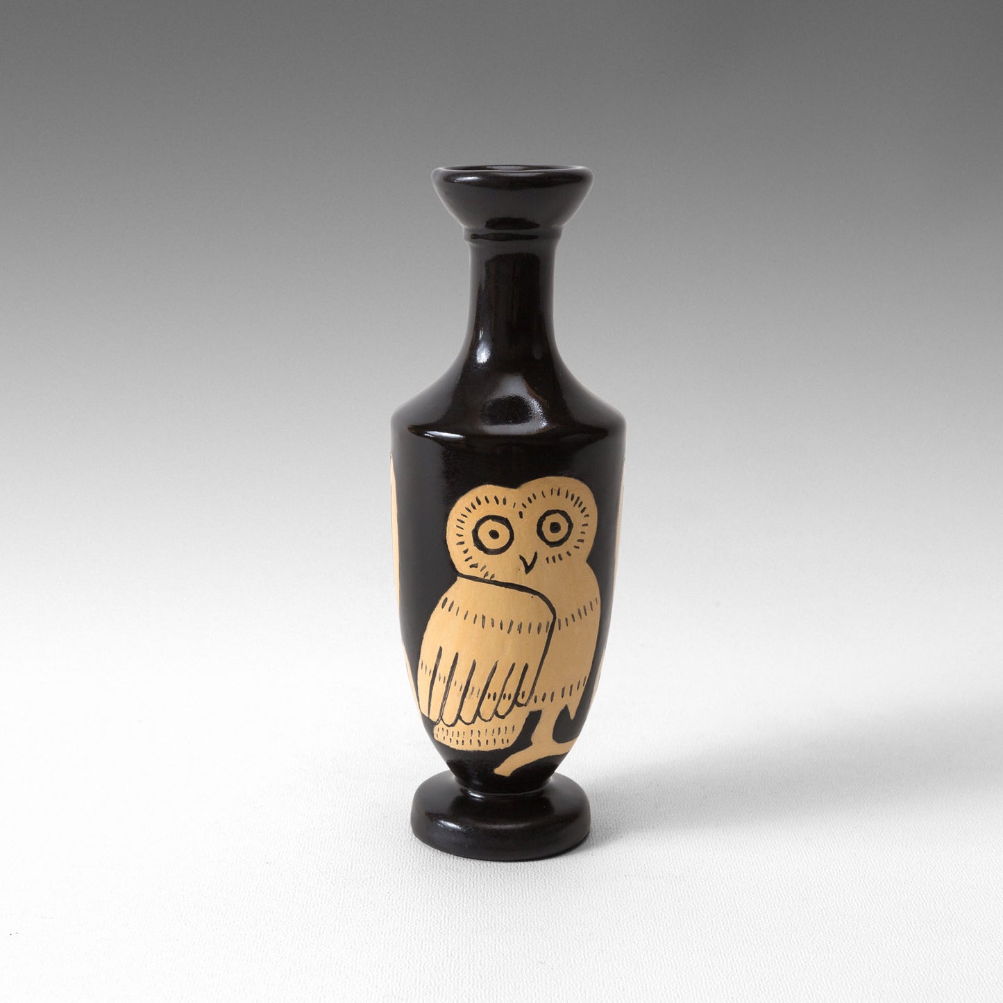  Lekythos small decorated model "Owl"