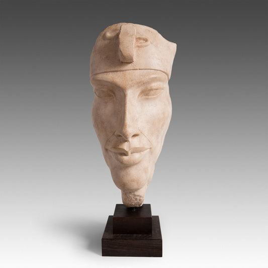 Broken head of Akhenaten