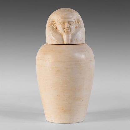 Amset ‘Human head’ canopic vase