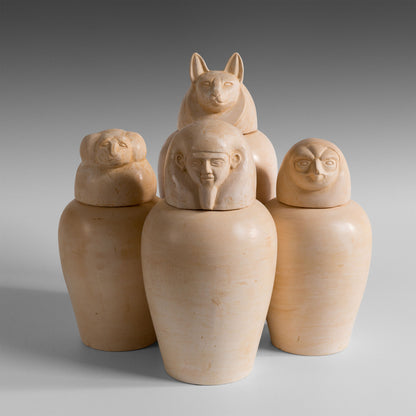 4 canopic vases