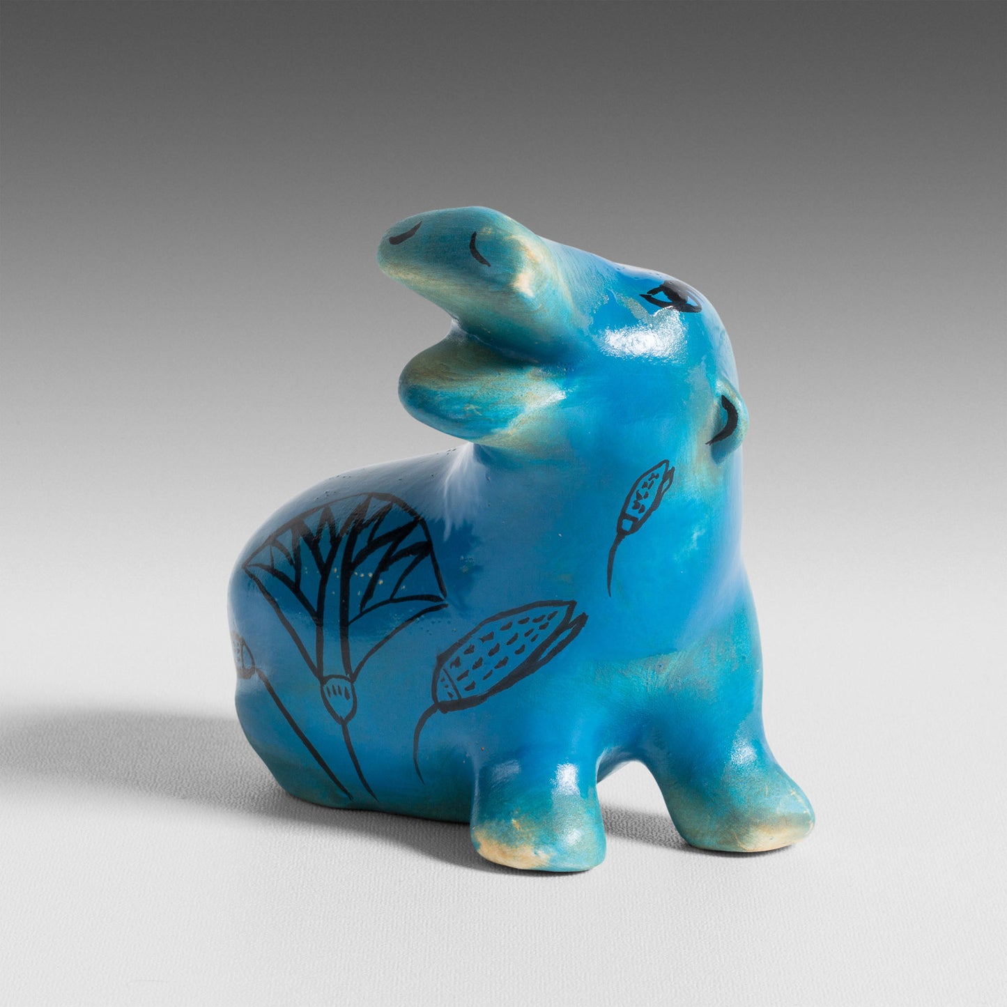 Seated Hippopotamus from the Nile Valley