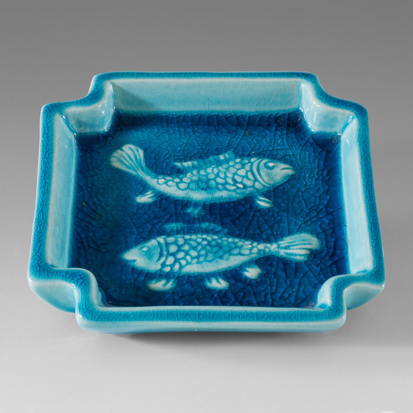 Two-fish square dish